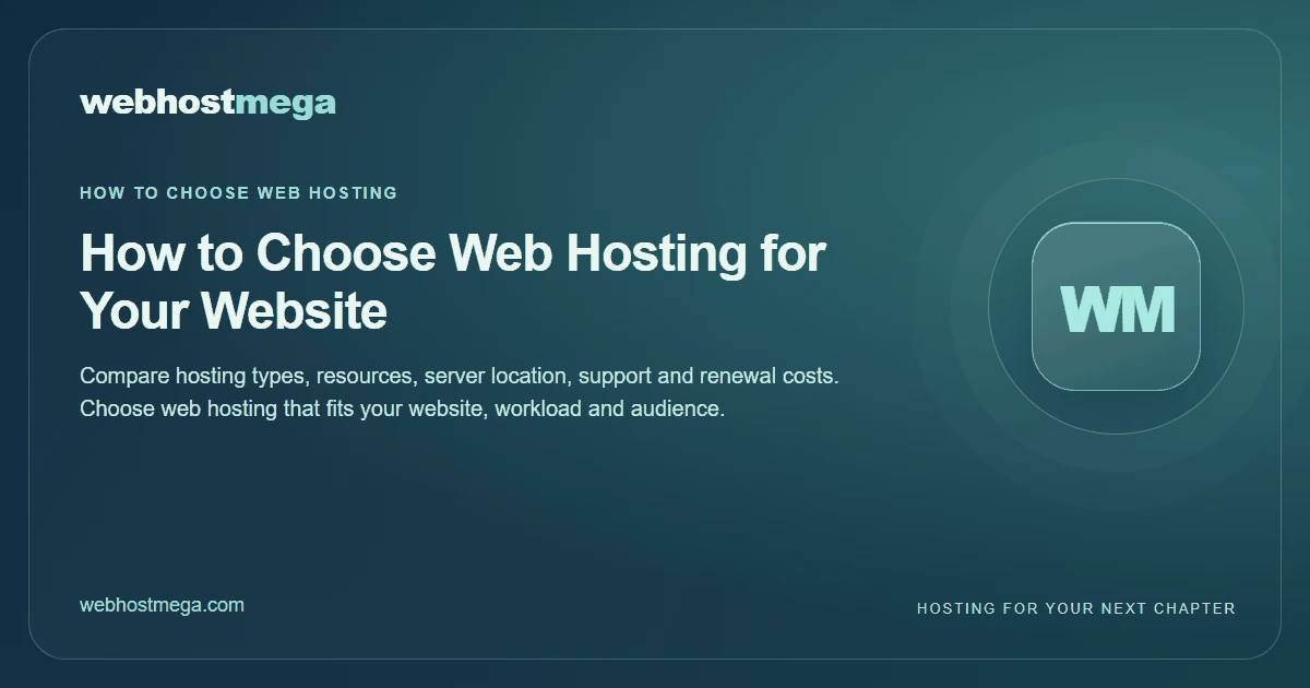 How to Choose Web Hosting for Your Website